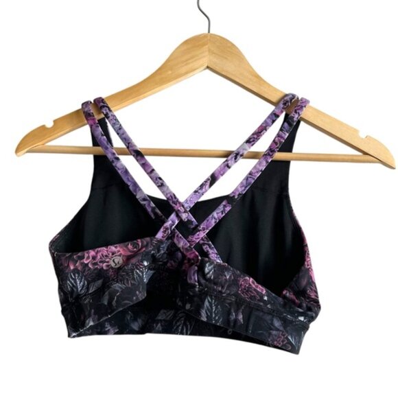 Lululemon Energy Bra *Nulux In Bloom Energy Bra Size 8 Multi - Picture 5 of 8